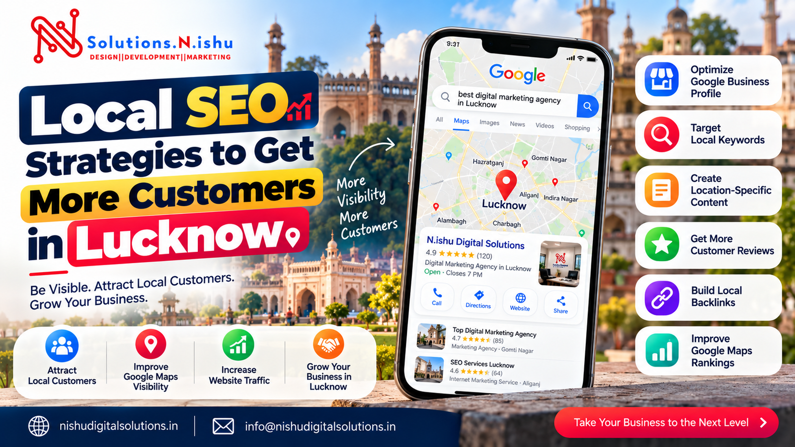 Local SEO Strategies to Get More Customers in Lucknow